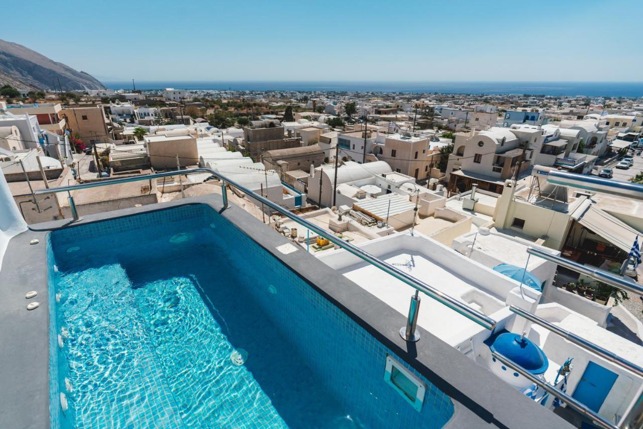 Lux House With Outdoor Jacuzzi And Sea View In Santorini Apartment Emporio  Bagian luar foto